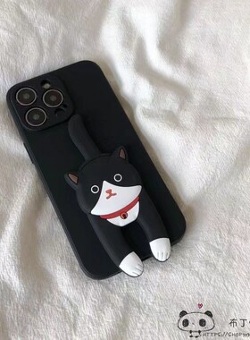 网红奶牛猫咪支架vivo x300pro手机壳y400/y500/x100/x200mini/s50女s30u/20/s21/s19可爱s18/s17t4x/v40/29e