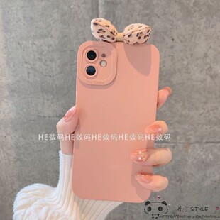 ins豹纹蝴蝶结vivo x300pro手机壳y400/y500粉x100/x200mini网红s50女s30u/s20/s21/s19/s18/s17t4x/v40/v29e