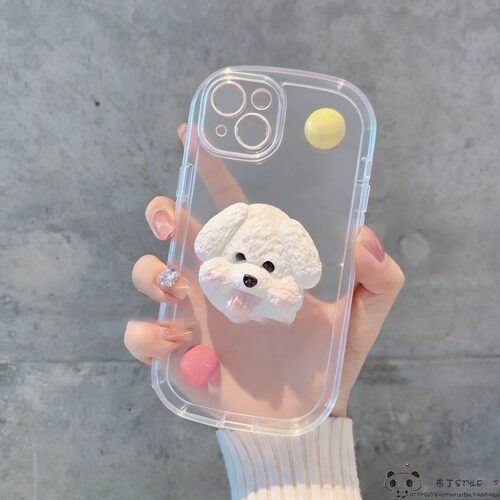 ins可爱小狗a6支架OPPO k13turbo手机壳12x/11/reno10/9小红书a5pro/realme女k11/10a92/a8保护套a76/a77a57s