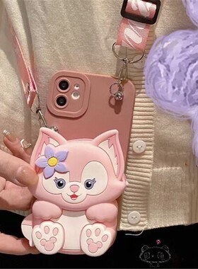 玲娜贝儿vivo s17手机壳neo8零钱包x90斜挎s16背带y55s可爱u3/s15e爱酷11pro小红书y78硅胶x80+挂绳z7硅胶u10