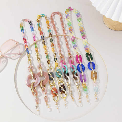 彩色眼镜链男女挂脖时尚墨镜链条