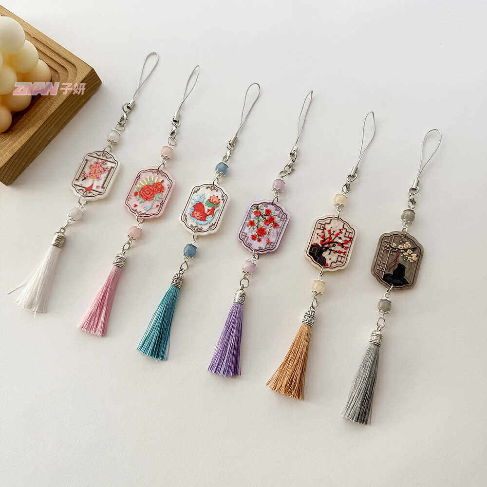 Clove 中国风旗袍挂件手机流苏链古典气质短款吊坠手机壳配饰中式,饰品/流行首饰/时尚饰品新,链条,淘宝优惠券,粉丝福利购,淘宝优惠卷