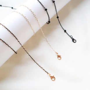 Clove 眼镜挂链条珍珠时尚防丢口罩链挂绳女款挂链简约合金metal