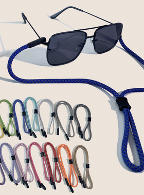 Clove 运动眼镜绳齿扣式跑步冲浪防丢反光墨镜绳可调节男女挂脖绳