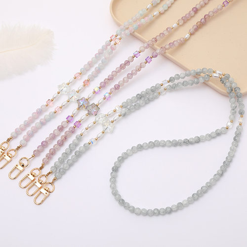 斜跨星星手机链可爱女扩音器挂绳