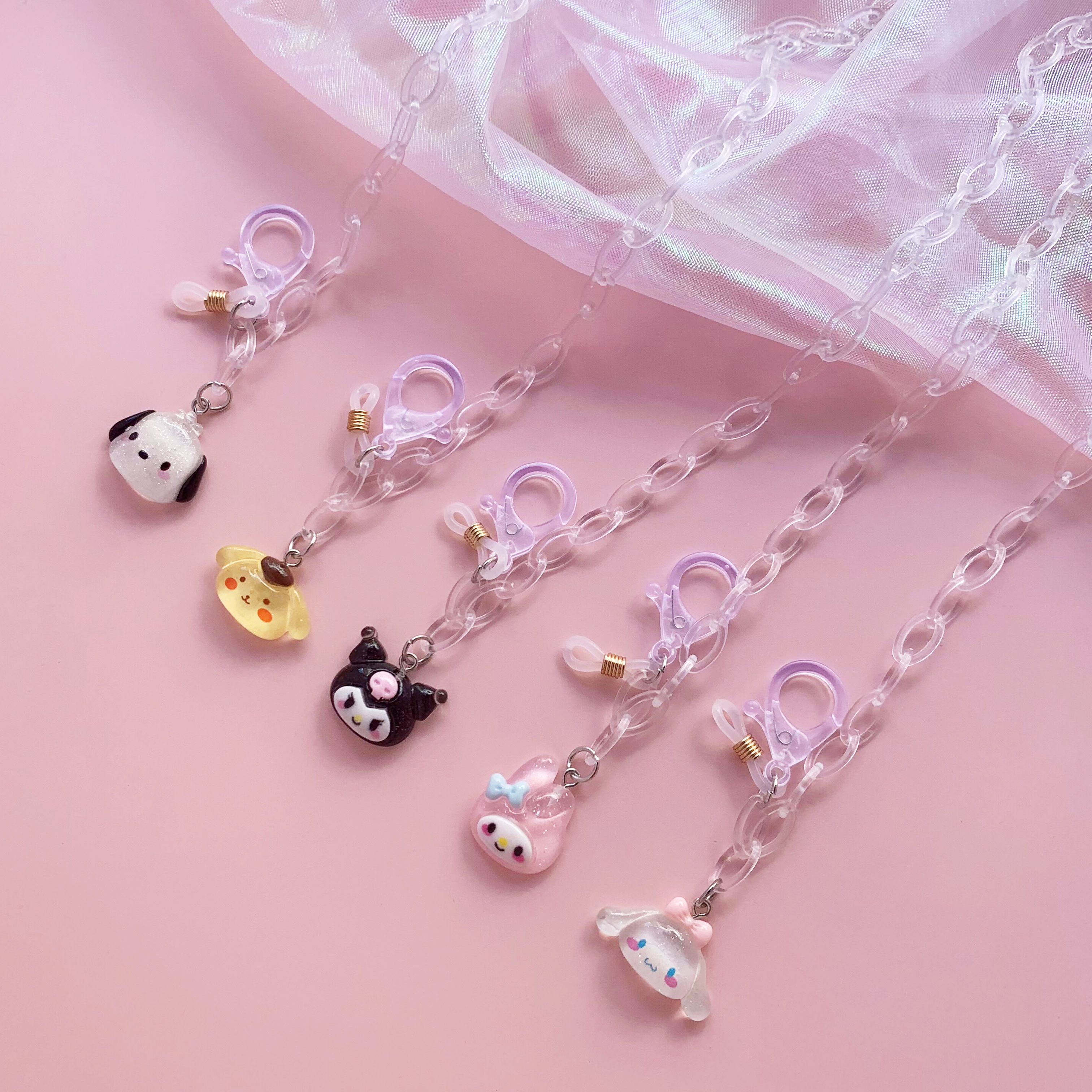 玉桂狗眼镜链Olivio儿童墨镜链条