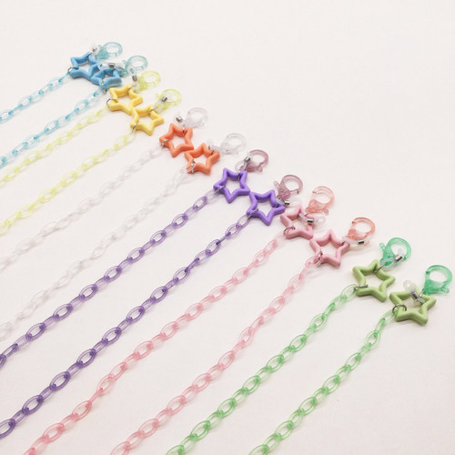 olivio儿童墨镜链星星眼镜口罩链