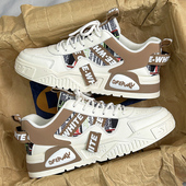 青少年小白潮鞋 男鞋 韩版 潮流百搭运动休闲软底板鞋 春秋款 2025新款