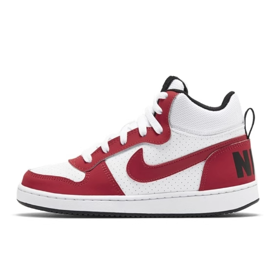 Nike Court Borough Mid  防滑耐磨透气板鞋 白红 839977-103,运动鞋new,板鞋,淘宝优惠券,粉丝福利购,淘宝优惠卷