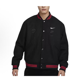 Nike耐克正品龙年款运动休闲宽松夹克棒球服 FZ6372-010