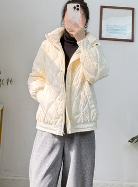 K~e系899双面可穿90白鸭绒羽绒服女短款2025秋冬季新款轻薄款外套