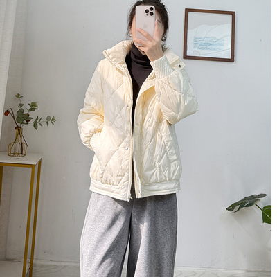 双面可穿90白鸭绒羽绒服女