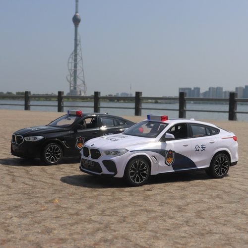宝马X6M遥控汽车警车正版男孩
