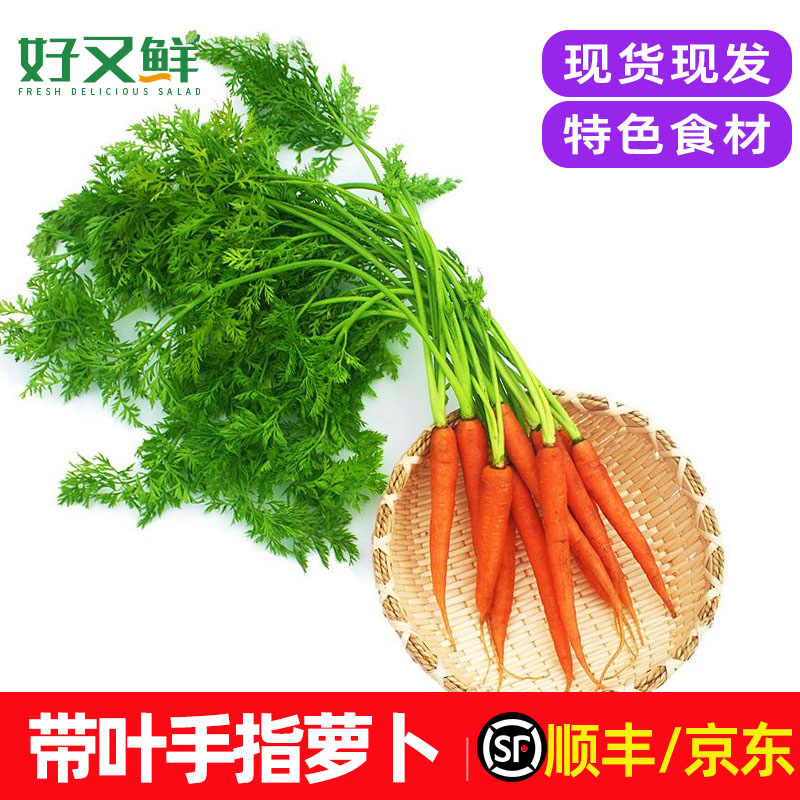 新鲜手指萝卜沙拉菜西餐食材包邮