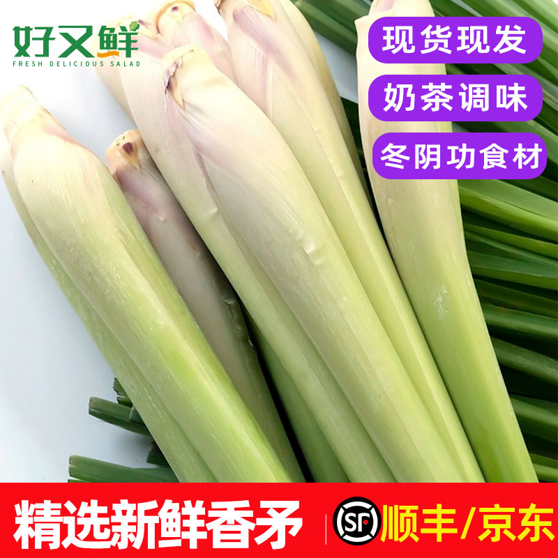 香茅草新鲜柠檬草带叶香料菜奶茶店用品泡水冬阴功汤食材原料包邮