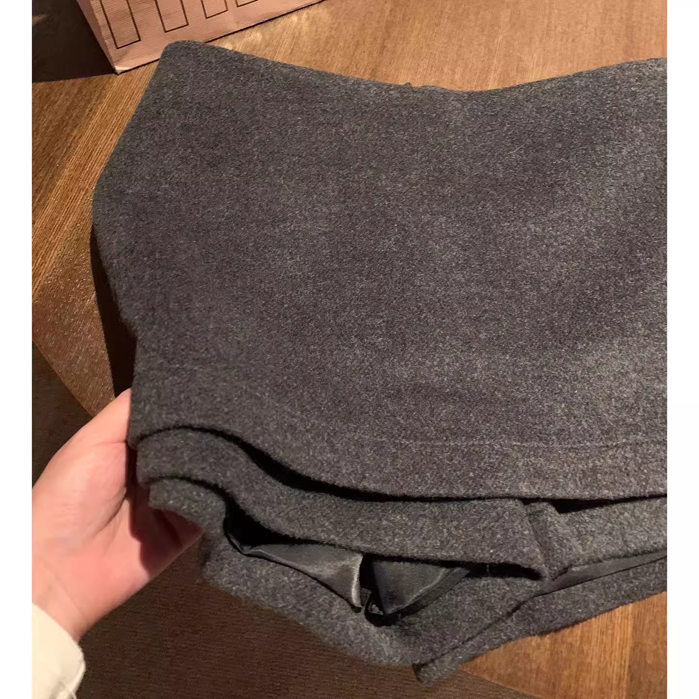 比例天菜灰色百搭毛呢裙裤包臀短裙半身裙中低腰柔软厚实,女装/女士精品,半身裙,淘宝优惠券,粉丝福利购,淘宝优惠卷