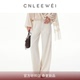 简约通勤高级感可拆卸细带腰带廓形西裤 CNLEEWEI 26春夏新款