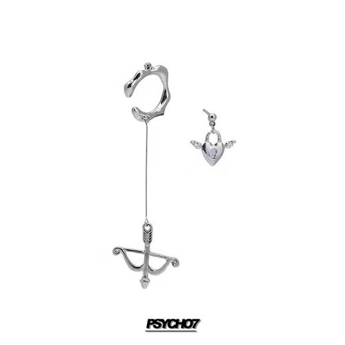 PSYCHO7复古丘比特耳夹