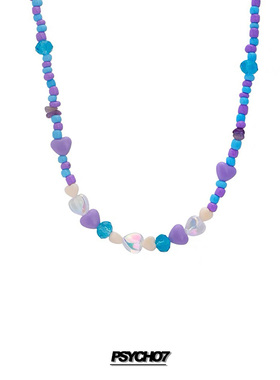PSYCHO7女彩色糖果项链