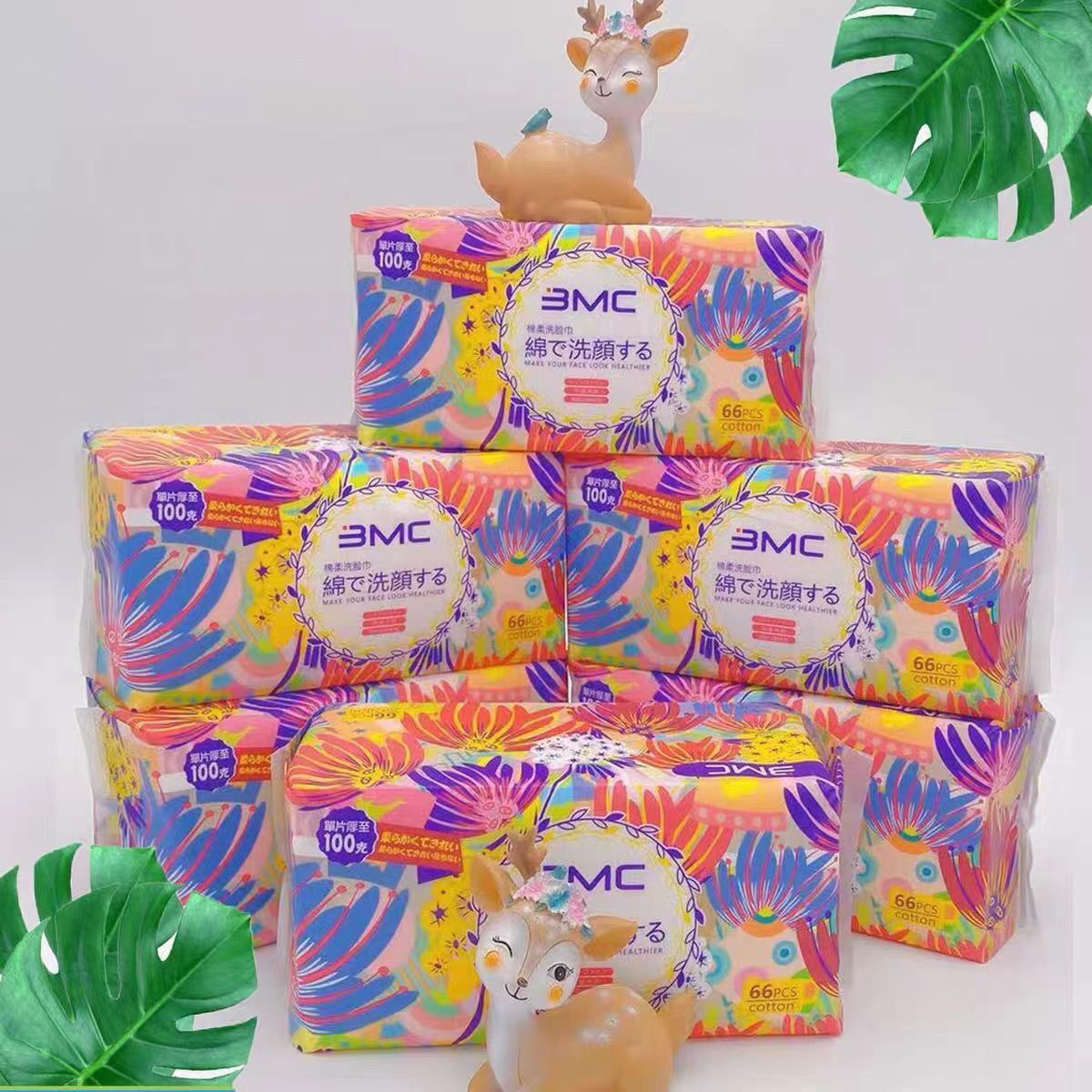 3MC特加厚棉柔母婴级棉柔巾宝宝洗脸巾干湿食品级洁面巾大尺抽取