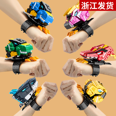 迷你特工队玩具儿童变形机甲