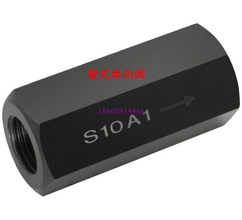 S8A1/1 S10A1/1 S15A1/1 S20A1/1 S25A1/1 S30A1/1 S6A管式单向阀