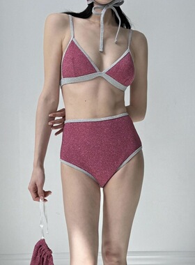 特价泳衣女款分体比基尼泰国四件套韩国性感温泉系绳泳装ad1620