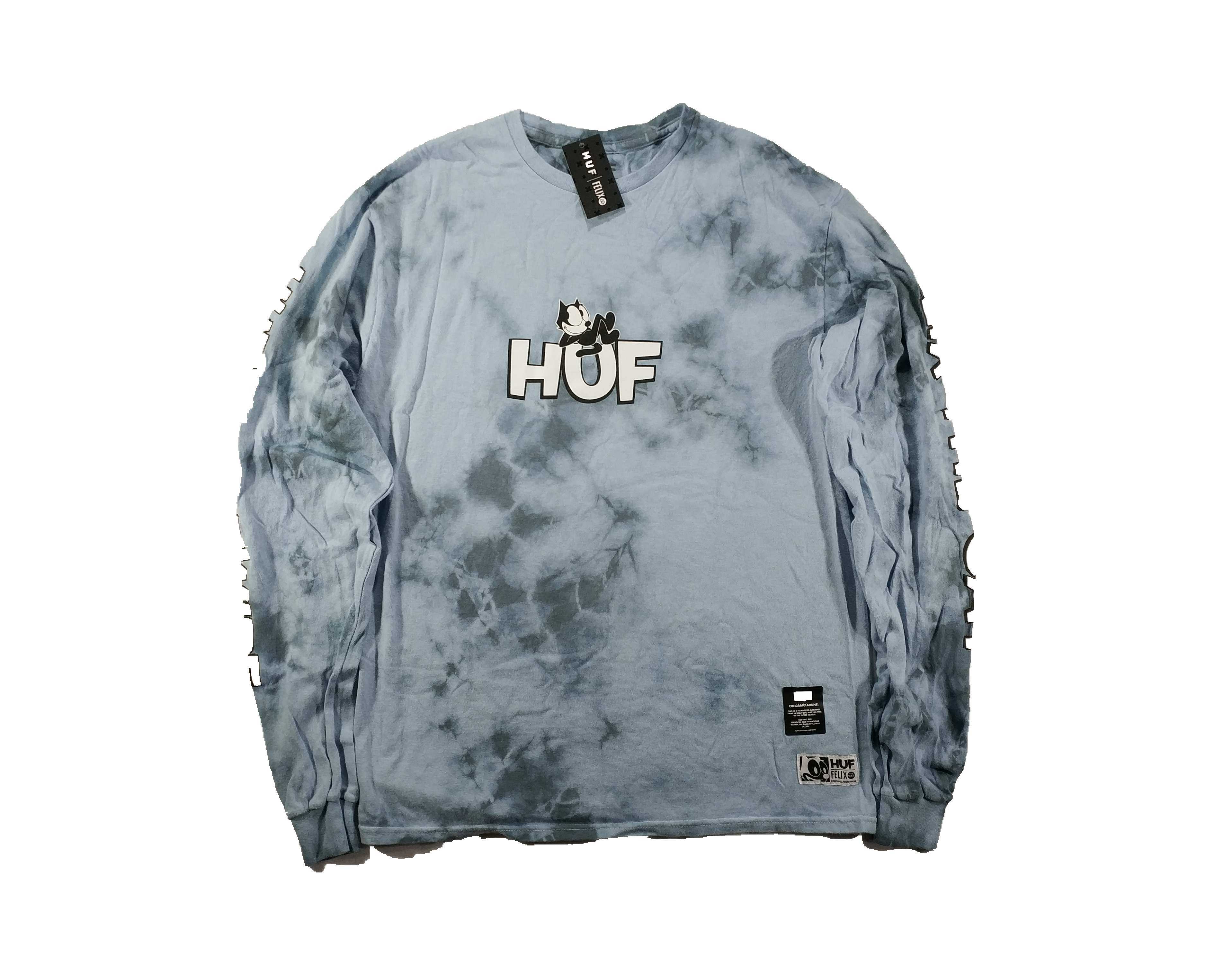 HUF X FELIX 18SS CRYSTAL WASH LONG SLEEVE TEE 长袖 T恤 - 实物图
