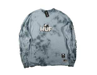 HUF X FELIX 18SS CRYSTAL WASH LONG SLEEVE TEE 长袖 T恤