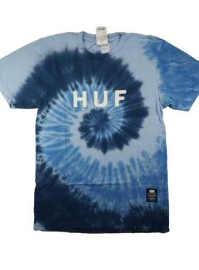 HUF OG Logo Tie Dye Short Sleeve T-Shirt 漩涡 扎染 短袖tee