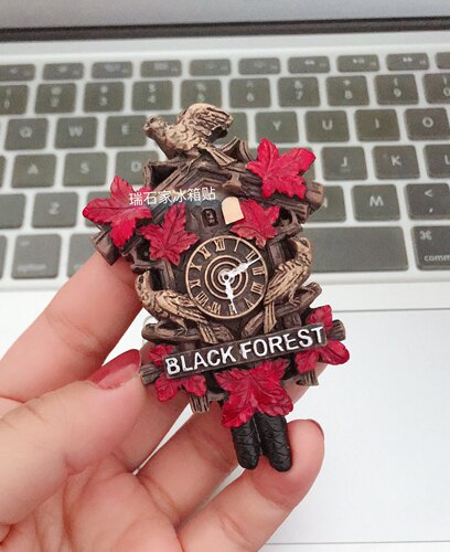德国树脂冰箱贴立体磁贴磁铁厨房新居装饰品旅行回忆Black Forest