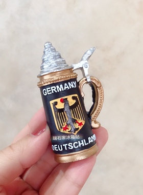 德国啤酒杯树脂冰箱贴满39包邮