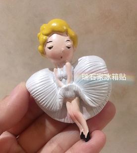 出口订单 Marilyn Monroe 人物树脂冰箱贴立体 创意礼品 满39包邮