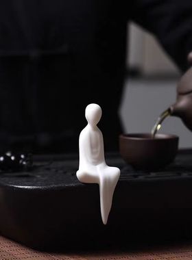 迷你指尖陶瓷禅学无相佛摆件