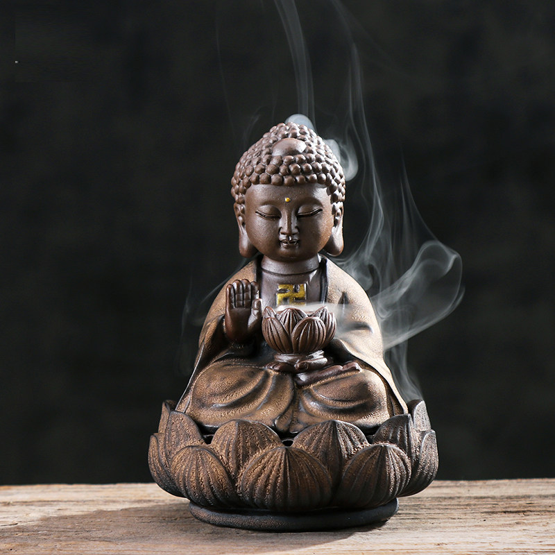 创意陶瓷盘香炉茶道香薰炉配件家用客厅室内净化空气禅意如来摆件,家居饰品,香薰炉,淘宝优惠券,粉丝福利购,淘宝优惠卷