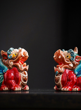 陶瓷招财新国潮客厅办公室