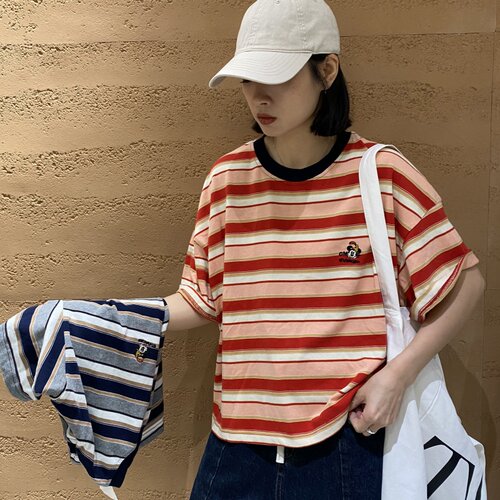 TYJR韩版宽松短款短袖T恤上衣女