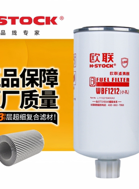 WBF1212小孔CLQ258-2000适配FS19608福田L1110210400A0柴油滤芯格