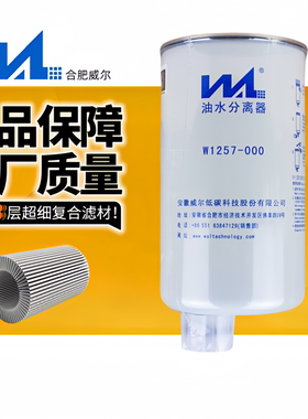 W1257-000威尔FS19732正品LG9704550067重汽3973233柴油滤清器芯