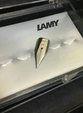 德国lamy钢笔尖 通用ef尖f尖m尖0.35-0.4 0.5 0.7mm黑色银色平尖