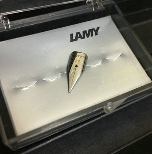 德国lamy钢笔尖 通用ef尖f尖m尖0.35-0.4 0.5 0.7mm黑色银色平尖