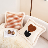 沙发抱枕高颜值客厅飘窗高级感靠垫大靠背床上睡觉腰靠枕套不含芯