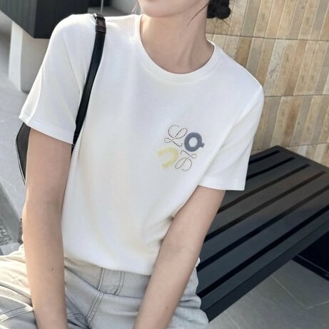 2026夏季新款韩版显瘦圆领百搭纯色简约上衣天丝T恤女9201空气棉t