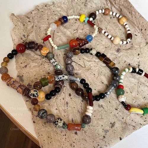 彩色串珠手作波西米亚民族风手链