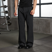 通勤百搭挺阔面料显腿长裤 AFTERGLOW基础休闲条纹直筒西裤 四季