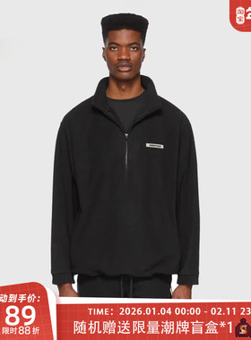 断码清仓 Fear of God Essentials FOG 复线高街半拉链摇粒绒卫衣
