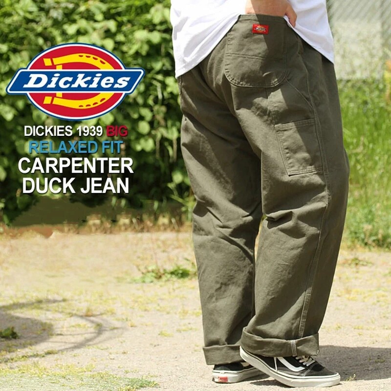 正品现货 Dickies1939美版重磅帆布水洗工装伐木裤画家裤宽松长裤