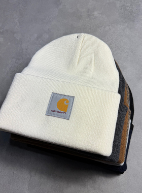 弹跳潮人 Carhartt卡哈特A18经典情侣百搭冷帽针织毛线帽男女同款