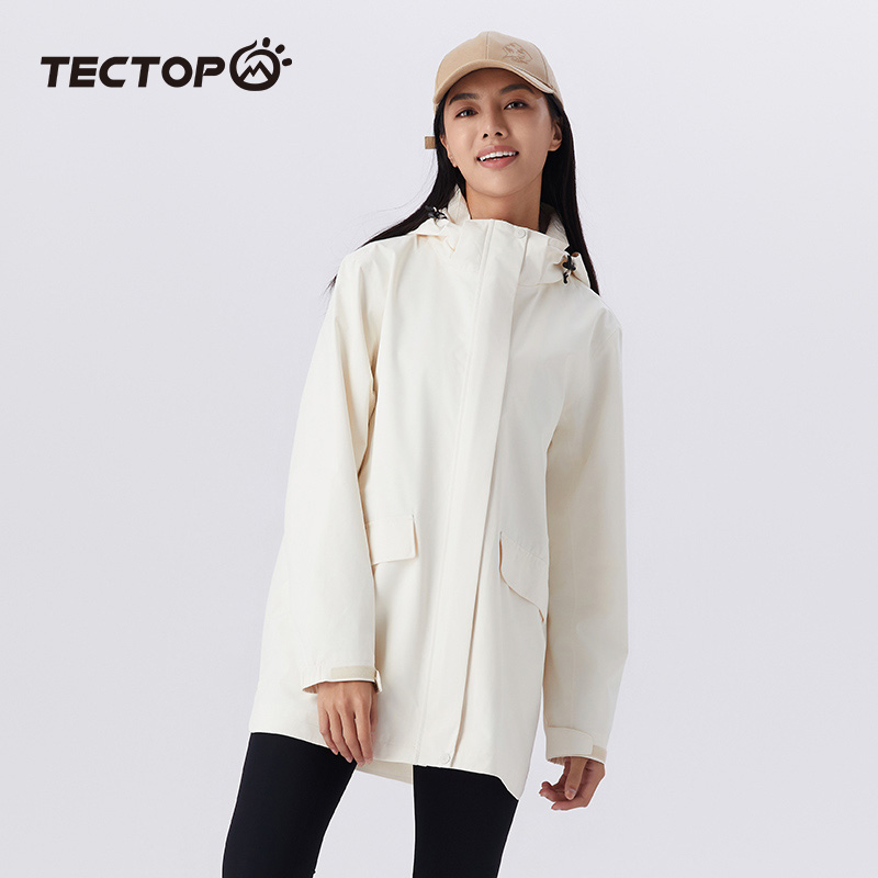 摇粒绒内胆】户外三合一冲锋衣女式可拆卸秋冬防风防雨登山服外套