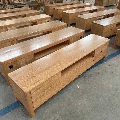 北欧鹿特丹全实木橡木客厅电视柜地柜整装简约原木收纳组合柜宽版